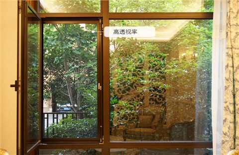 韋柏K1型高透防護小平開紗窗